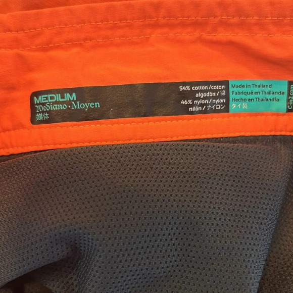 C-IN2 orange cotton Nylon Blend Mesh Lined Shorts Men’s M - Picture 5 of 10